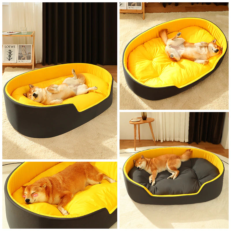 Pet Products Supplies Double Sided Pet Breathable Dog Sofa Bed Dog Nest Large Pet Beds for Dog Sofa Bed Luxury Cat Bed Supplies